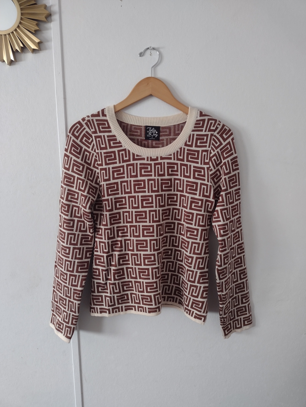 Jolie & Joy Womens Long Sleeve Sweater XL